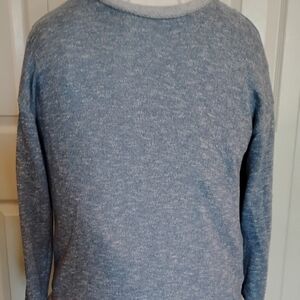 Forever 21 Men's Heathered Blue Crewneck Sweater